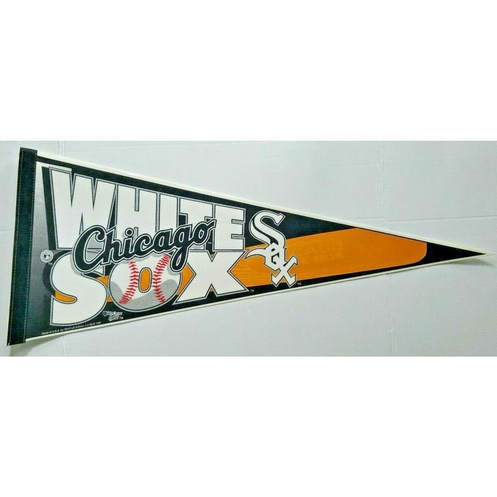 Rare Vintage 1997 MLB Pennant Chicago White Socks WinCraft 12" x 30" NOS